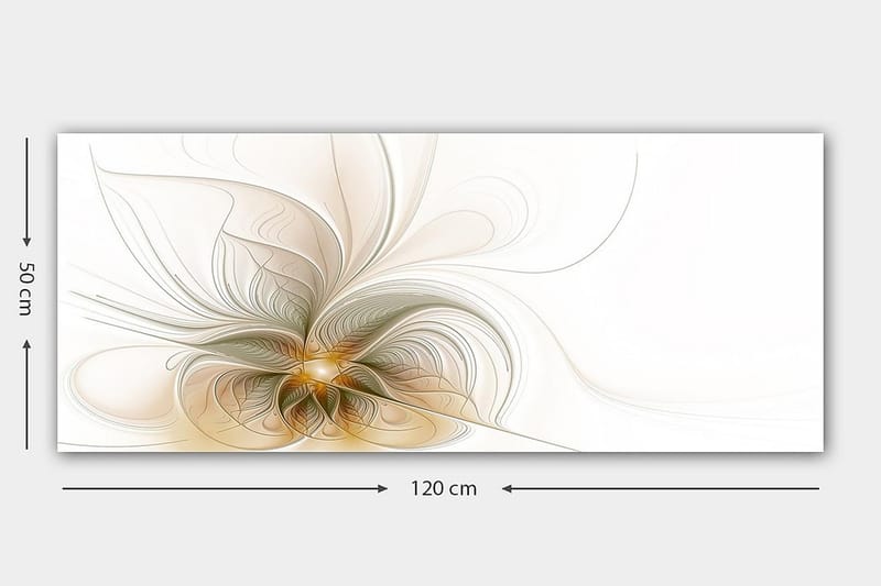 Canvastaulu YTY Floral & Botanical Monivärinen - 120x50 cm - Sisustustuotteet - Taulu & taide - Canvas-taulu