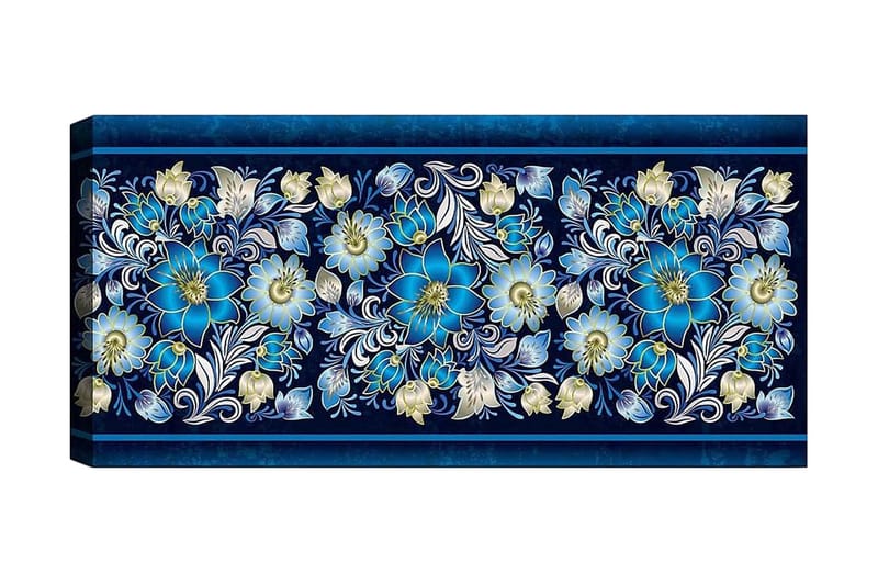 Canvastaulu YTY Floral & Botanical Monivärinen - 120x50 cm - Sisustustuotteet - Taulu & taide - Canvas-taulu