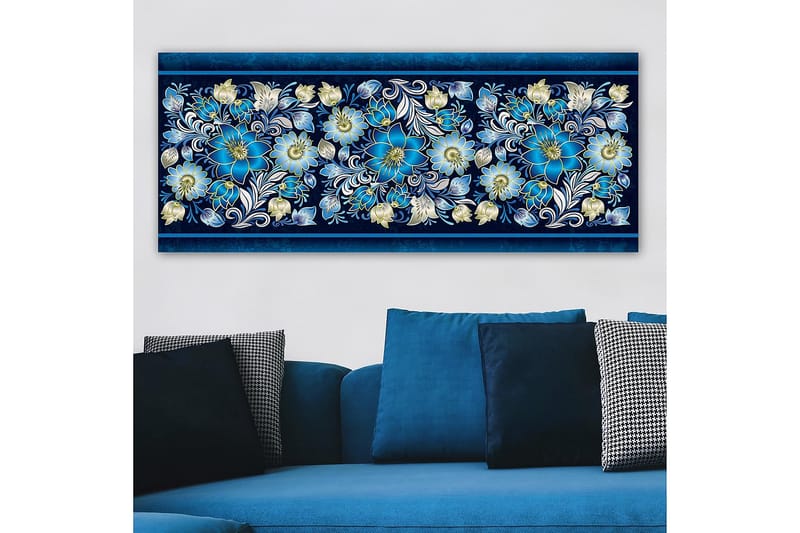 Canvastaulu YTY Floral & Botanical Monivärinen - 120x50 cm - Sisustustuotteet - Taulu & taide - Canvas-taulu