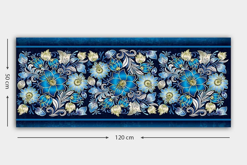 Canvastaulu YTY Floral & Botanical Monivärinen - 120x50 cm - Sisustustuotteet - Taulu & taide - Canvas-taulu