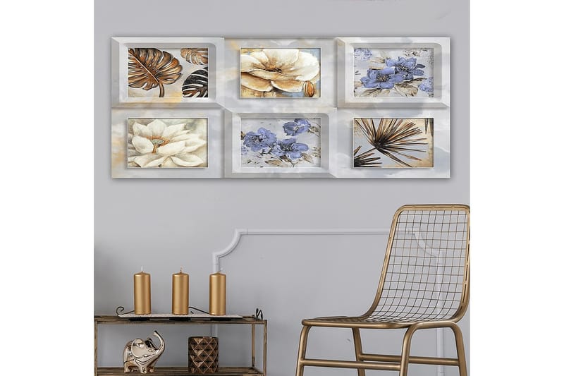 Canvastaulu YTY Floral & Botanical Monivärinen - 120x50 cm - Sisustustuotteet - Taulu & taide - Canvas-taulu