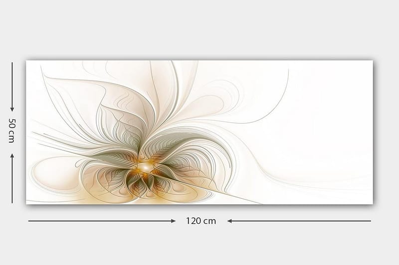 Canvastaulu YTY Floral & Botanical Monivärinen - 120x50 cm - Sisustustuotteet - Taulu & taide - Canvas-taulu