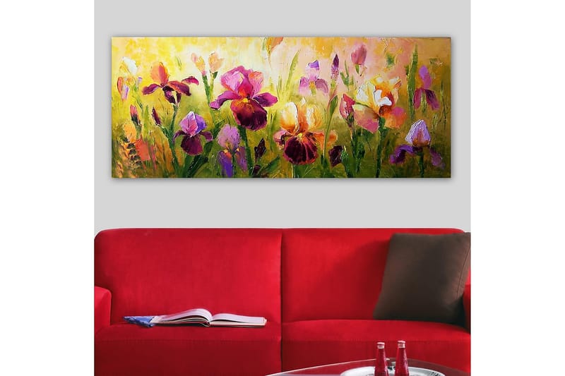 Canvastaulu YTY Floral & Botanical Monivärinen - 120x50 cm - Sisustustuotteet - Taulu & taide - Canvas-taulu