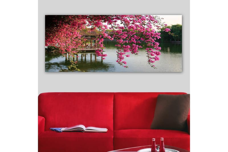 Canvastaulu YTY Floral & Botanical Monivärinen - 120x50 cm - Sisustustuotteet - Taulu & taide - Canvas-taulu