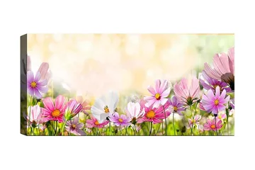 Canvastaulu YTY Floral & Botanical Monivärinen - 120x50 cm - Sisustustuotteet - Taulu & taide - Canvas-taulu