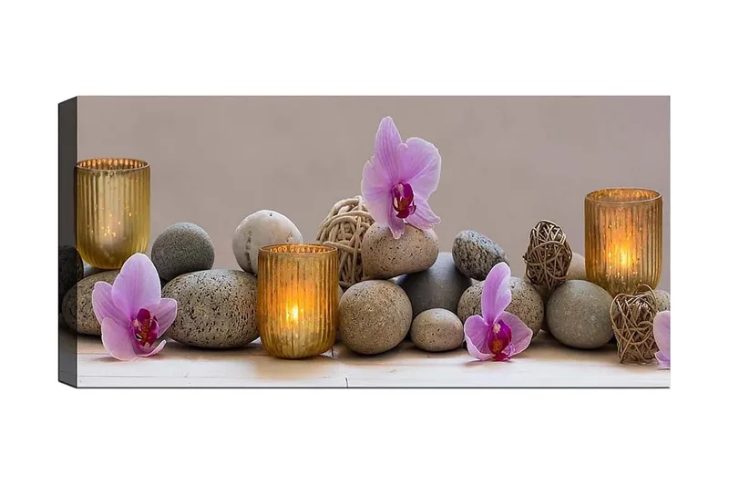 Canvastaulu YTY Floral & Botanical Monivärinen, 120x50 cm