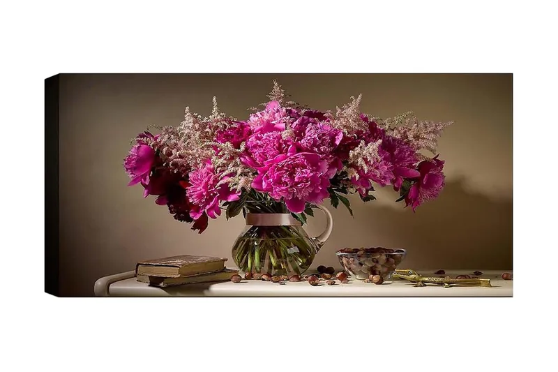 Canvastaulu YTY Floral & Botanical Monivärinen, 120x50 cm