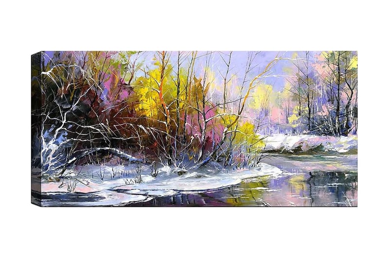 Canvastaulu YTY Floral & Botanical Monivärinen, 120x50 cm