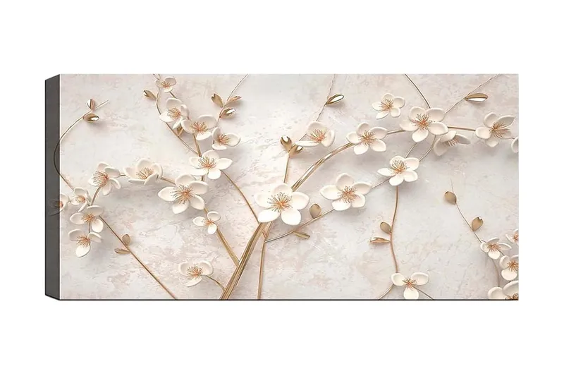 Canvastaulu YTY Floral & Botanical Monivärinen, 120x50 cm