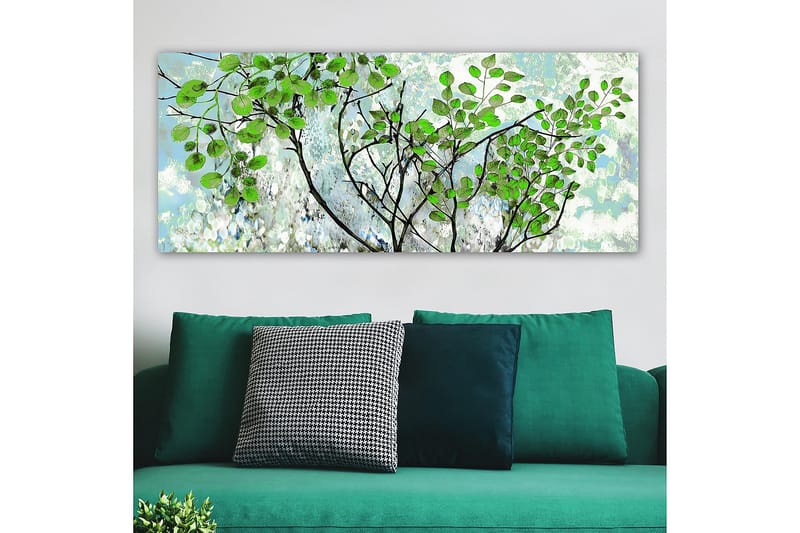 Canvastaulu YTY Floral & Botanical Monivärinen - 120x50 cm - Sisustustuotteet - Taulu & taide - Canvas-taulu