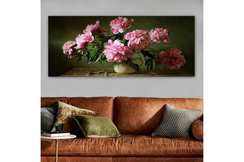 Canvastaulu YTY Floral & Botanical Monivärinen - 120x50 cm - Sisustustuotteet - Taulu & taide - Canvas-taulu