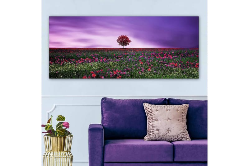 Canvastaulu YTY Floral & Botanical Monivärinen - 120x50 cm - Sisustustuotteet - Taulu & taide - Canvas-taulu