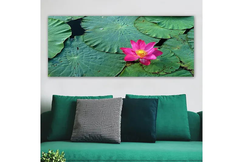 Canvastaulu YTY Floral & Botanical Monivärinen - 120x50 cm - Sisustustuotteet - Taulu & taide - Canvas-taulu