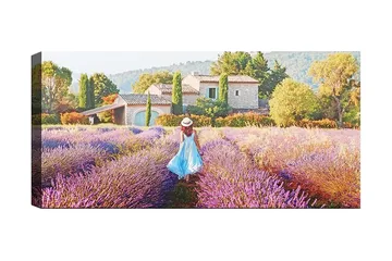 Canvastaulu YTY Floral & Botanical Monivärinen - 120x50 cm - Sisustustuotteet - Taulu & taide - Canvas-taulu
