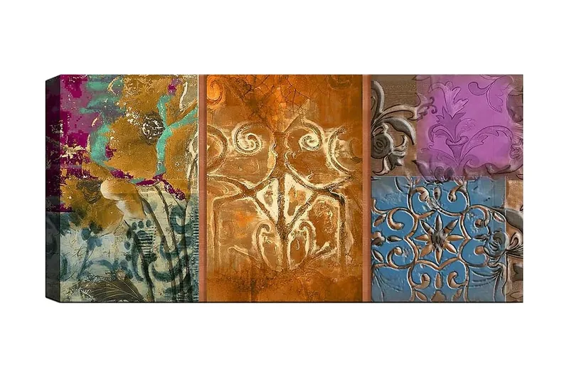 Canvastaulu YTY Floral & Botanical Monivärinen, 120x50 cm