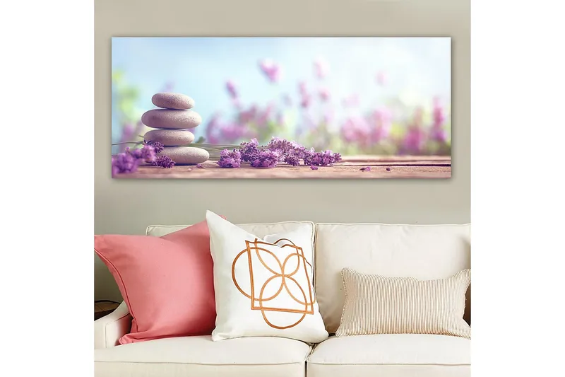 Canvastaulu YTY Floral & Botanical Monivärinen - 120x50 cm - Sisustustuotteet - Taulu & taide - Canvas-taulu