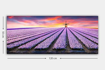 Canvastaulu YTY Floral & Botanical Monivärinen - 120x50 cm - Sisustustuotteet - Taulu & taide - Canvas-taulu