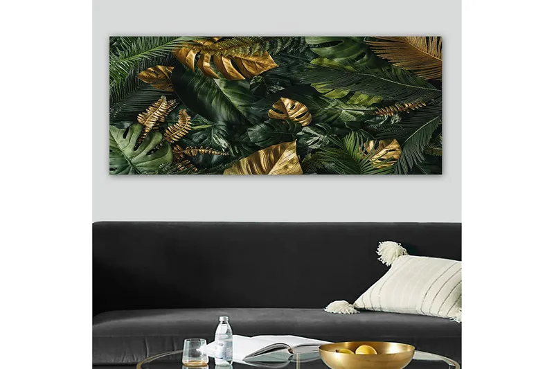 Canvastaulu YTY Floral & Botanical Monivärinen - 120x50 cm - Sisustustuotteet - Taulu & taide - Canvas-taulu