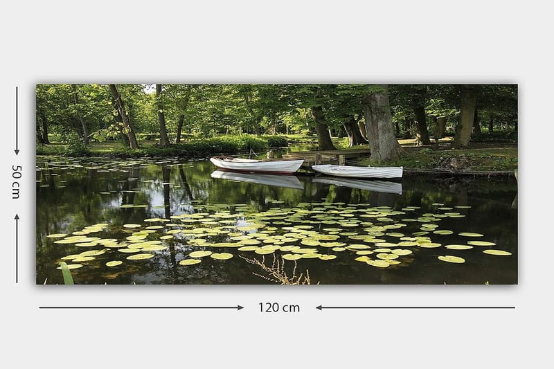 Canvastaulu YTY Floral & Botanical Monivärinen - 120x50 cm - Sisustustuotteet - Taulu & taide - Canvas-taulu