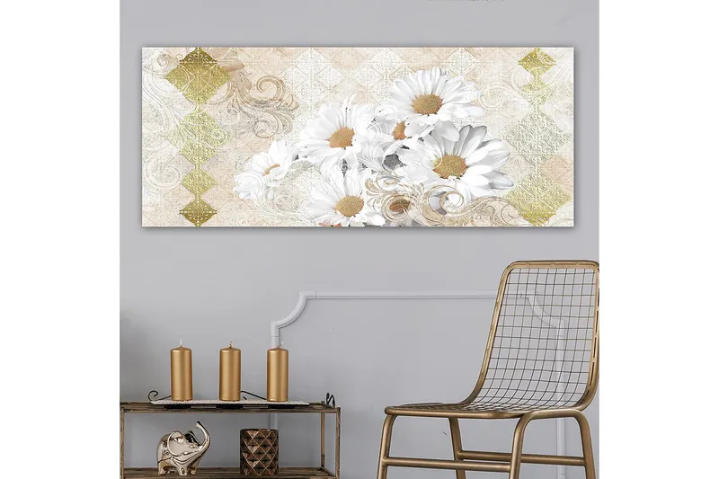 Canvastaulu YTY Floral & Botanical Monivärinen - 120x50 cm - Sisustustuotteet - Taulu & taide - Canvas-taulu