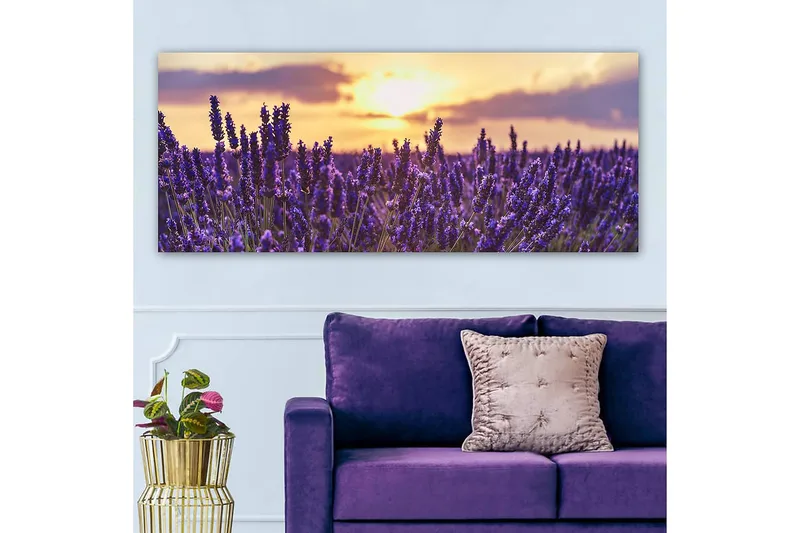 Canvastaulu YTY Floral & Botanical Monivärinen - 120x50 cm - Sisustustuotteet - Taulu & taide - Canvas-taulu