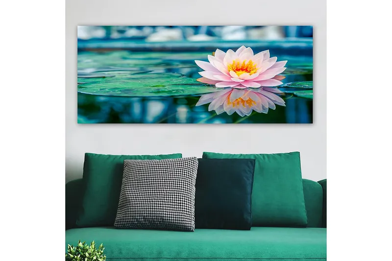 Canvastaulu YTY Floral & Botanical Monivärinen - 120x50 cm - Sisustustuotteet - Taulu & taide - Canvas-taulu