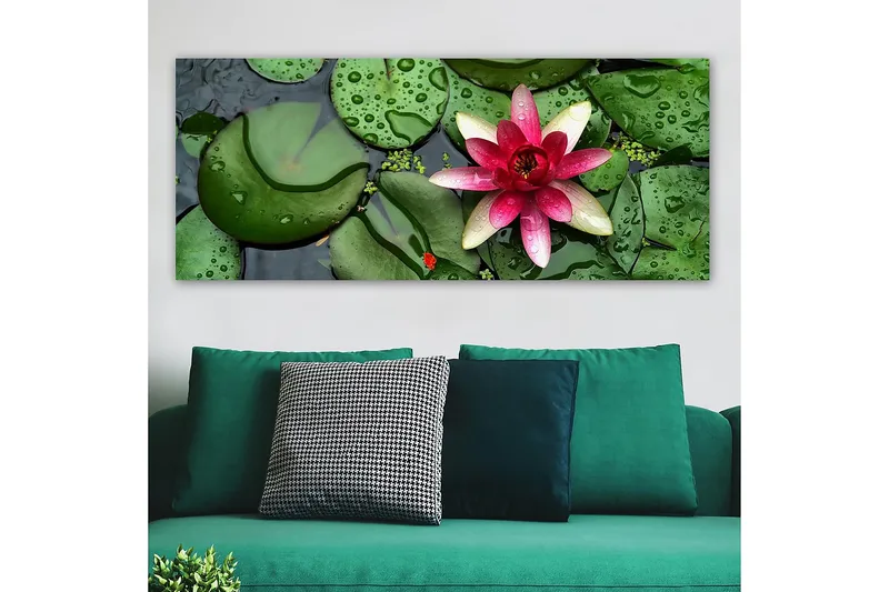 Canvastaulu YTY Floral & Botanical Monivärinen - 120x50 cm - Sisustustuotteet - Taulu & taide - Canvas-taulu