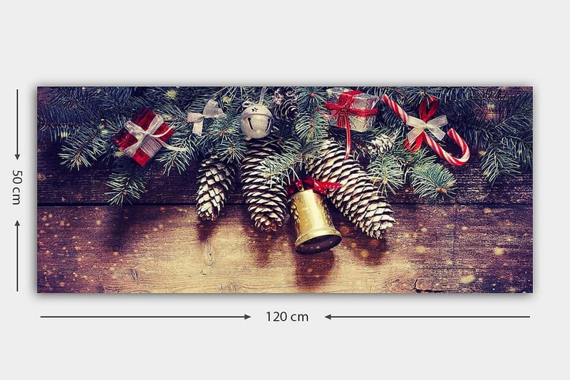 Canvastaulu YTY Floral & Botanical Monivärinen - 120x50 cm - Sisustustuotteet - Taulu & taide - Canvas-taulu