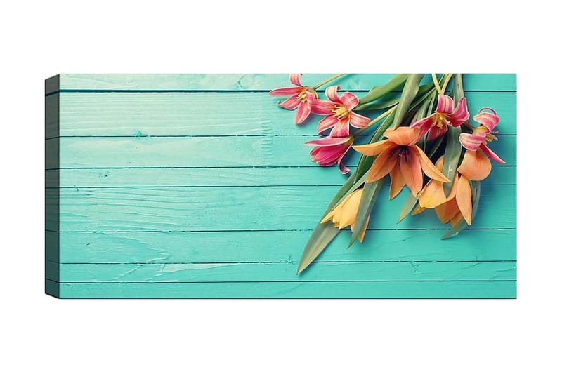 Canvastaulu YTY Floral & Botanical Monivärinen, 120x50 cm