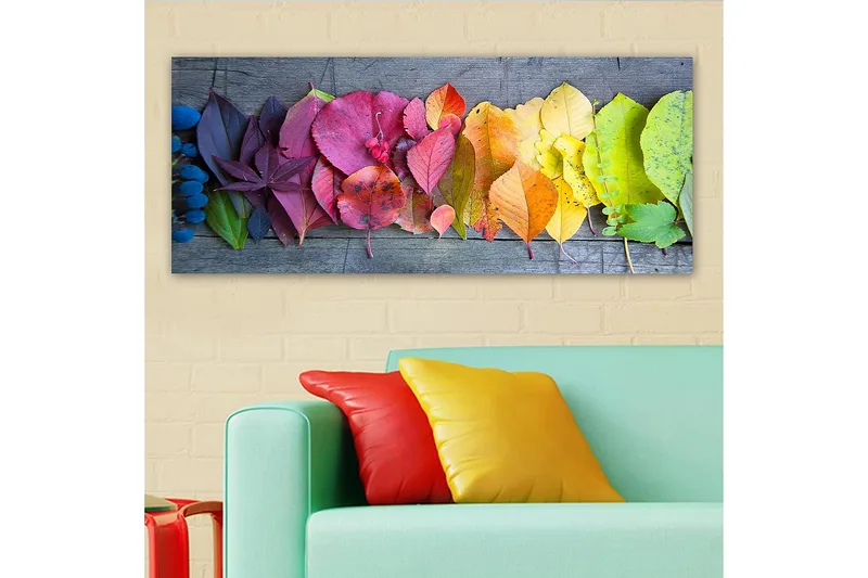 Canvastaulu YTY Floral & Botanical Monivärinen - 120x50 cm - Sisustustuotteet - Taulu & taide - Canvas-taulu