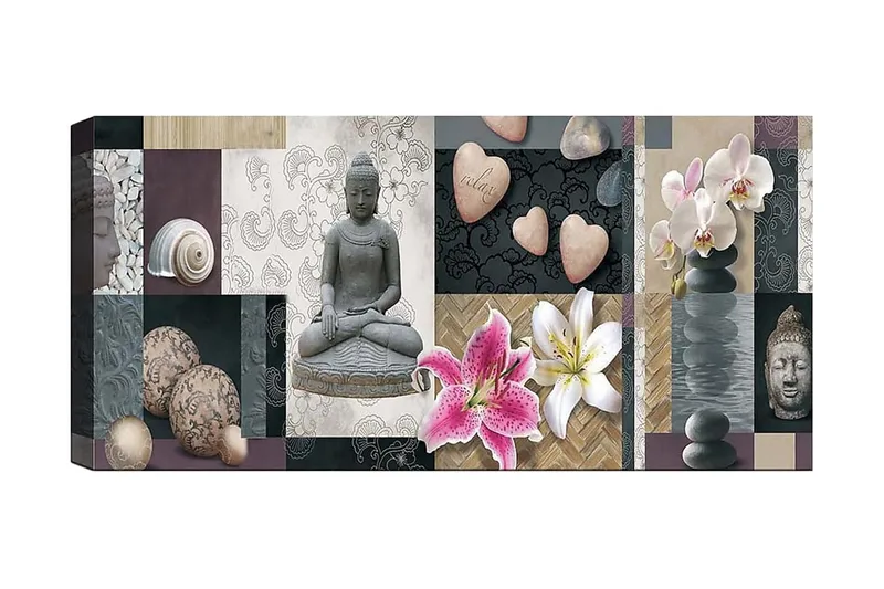 Canvastaulu YTY Floral & Botanical Monivärinen, 120x50 cm