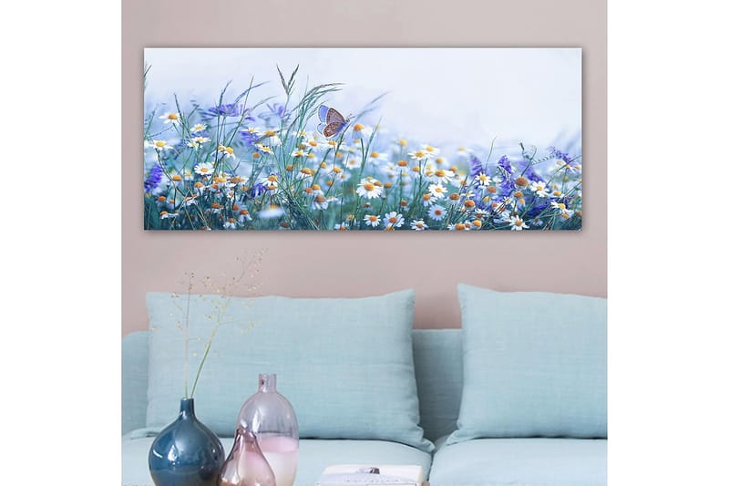 Canvastaulu YTY Floral & Botanical Monivärinen - 120x50 cm - Sisustustuotteet - Taulu & taide - Canvas-taulu