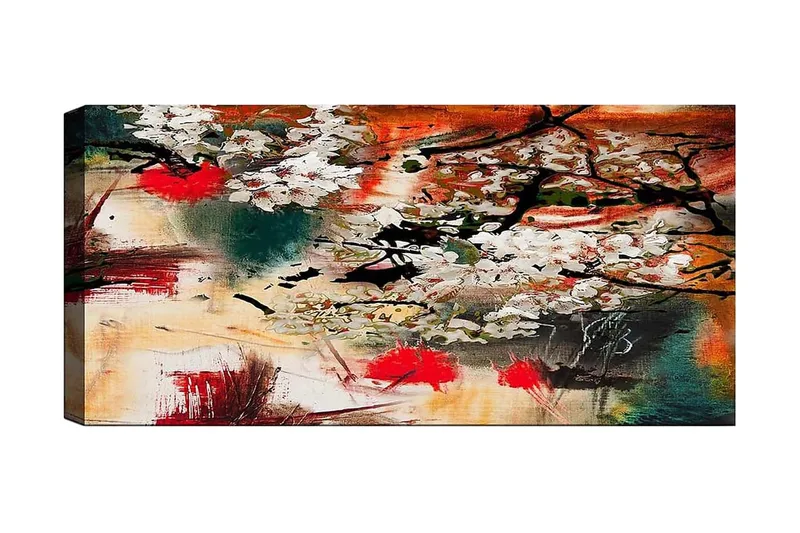 Canvastaulu YTY Floral & Botanical Monivärinen, 120x50 cm