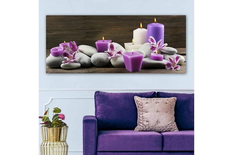 Canvastaulu YTY Floral & Botanical Monivärinen - 120x50 cm - Sisustustuotteet - Taulu & taide - Canvas-taulu