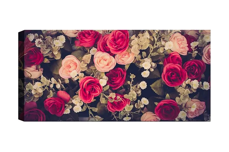 Canvastaulu YTY Floral & Botanical Monivärinen, 120x50 cm