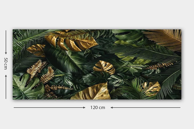 Canvastaulu YTY Floral & Botanical Monivärinen - 120x50 cm - Sisustustuotteet - Taulu & taide - Canvas-taulu