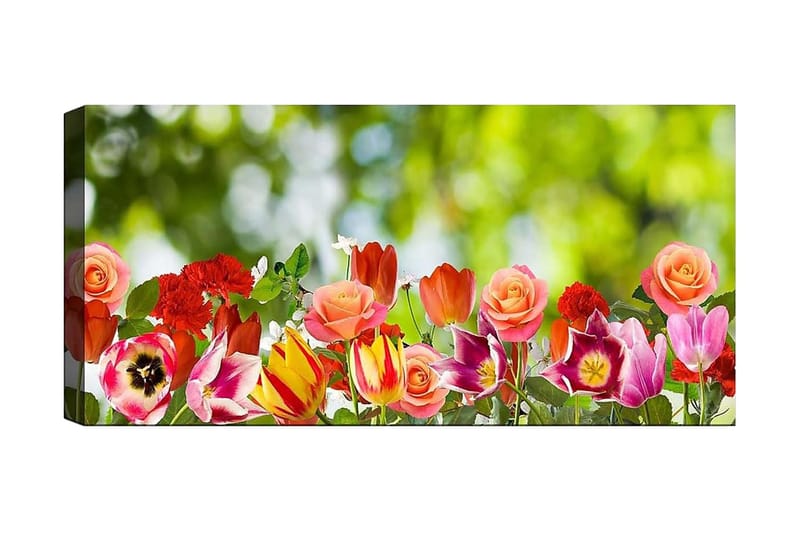 Canvastaulu YTY Floral & Botanical Monivärinen, 120x50 cm