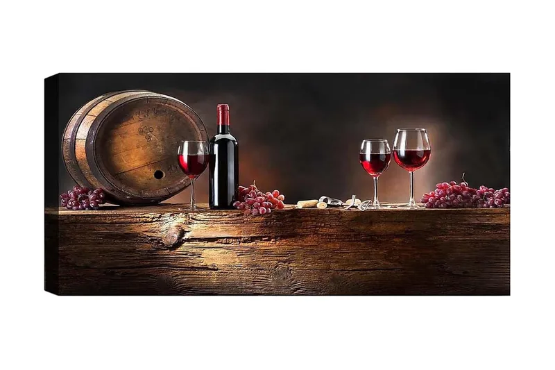 Canvastaulu YTY Food & Beverage Monivärinen, 120x50 cm