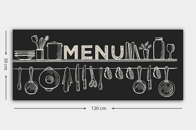 Canvastaulu YTY Food & Beverage Monivärinen - 120x50 cm - Sisustustuotteet - Taulu & taide - Canvas-taulu