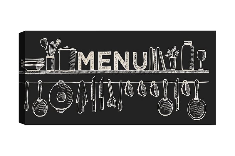 Canvastaulu YTY Food & Beverage Monivärinen, 120x50 cm