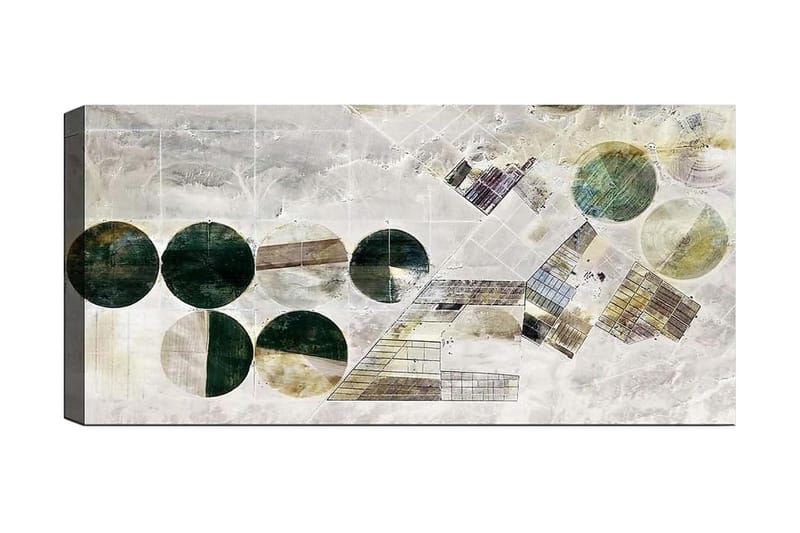 Canvastaulu YTY Geometric Monivärinen - 120x50 cm - Sisustustuotteet - Taulu & taide - Canvas-taulu