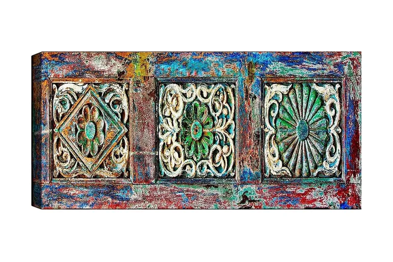 Canvastaulu YTY Geometric Monivärinen, 120x50 cm