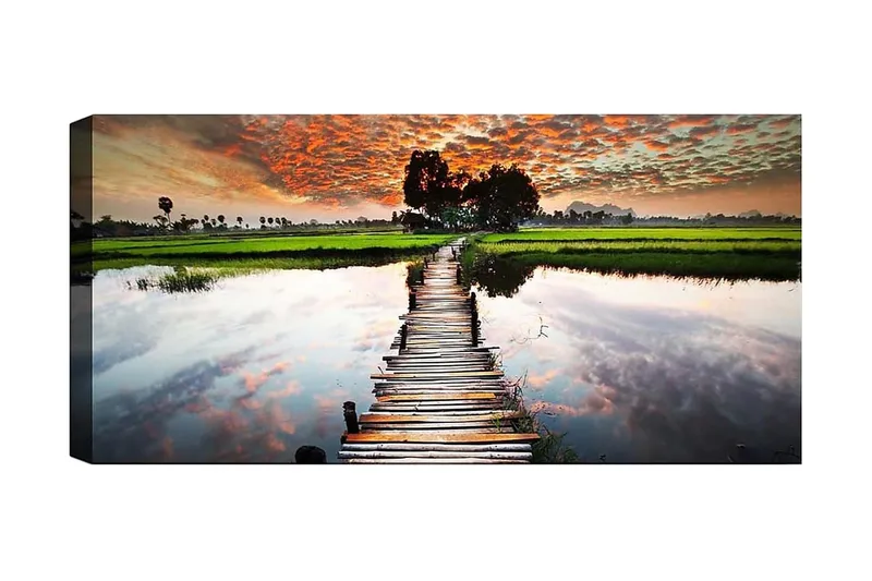 Canvastaulu YTY Landscape & Nature Monivärinen, 120x50 cm