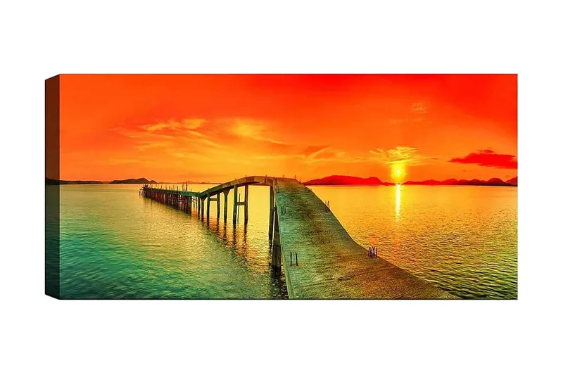 Canvastaulu YTY Landscape & Nature Monivärinen, 120x50 cm