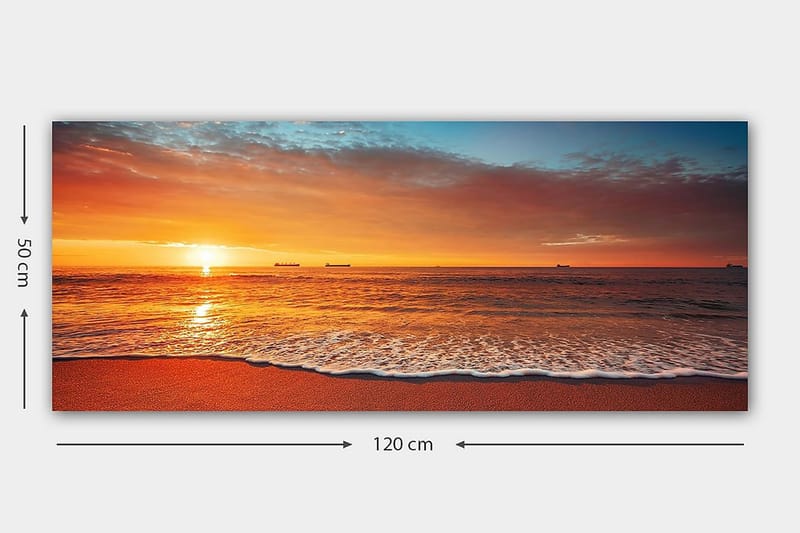 Canvastaulu YTY Landscape & Nature Monivärinen - 120x50 cm - Sisustustuotteet - Taulu & taide - Canvas-taulu