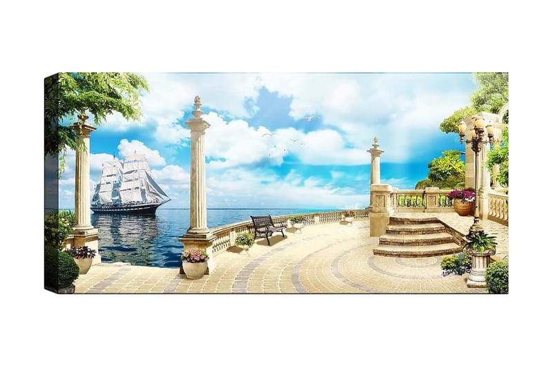 Canvastaulu YTY Landscape & Nature Monivärinen - 120x50 cm - Sisustustuotteet - Taulu & taide - Canvas-taulu