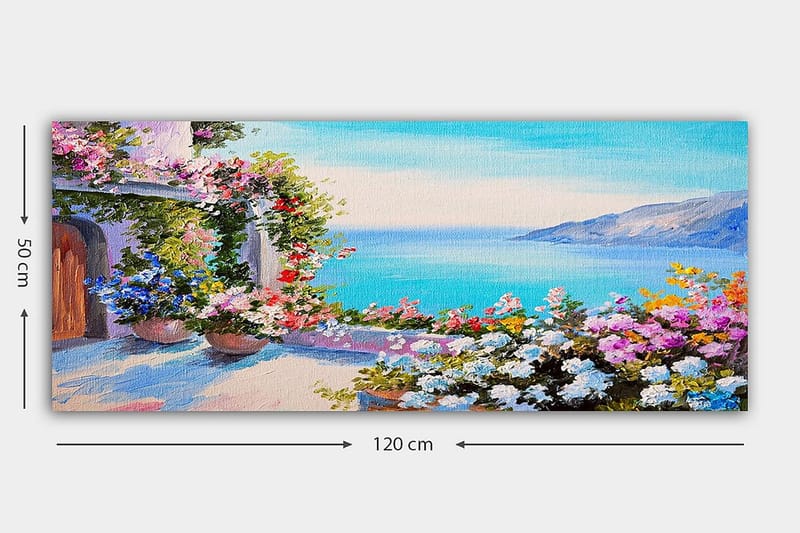Canvastaulu YTY Landscape & Nature Monivärinen - 120x50 cm - Sisustustuotteet - Taulu & taide - Canvas-taulu