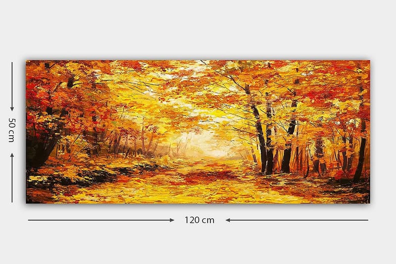 Canvastaulu YTY Landscape & Nature Monivärinen - 120x50 cm - Sisustustuotteet - Taulu & taide - Canvas-taulu