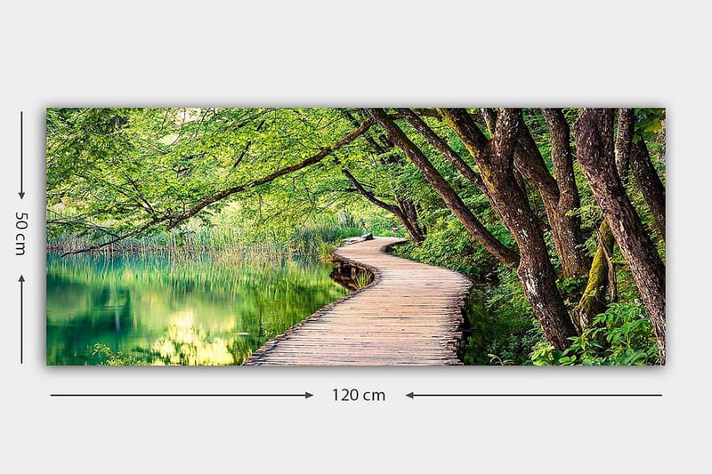 Canvastaulu YTY Landscape & Nature Monivärinen - 120x50 cm - Sisustustuotteet - Taulu & taide - Canvas-taulu