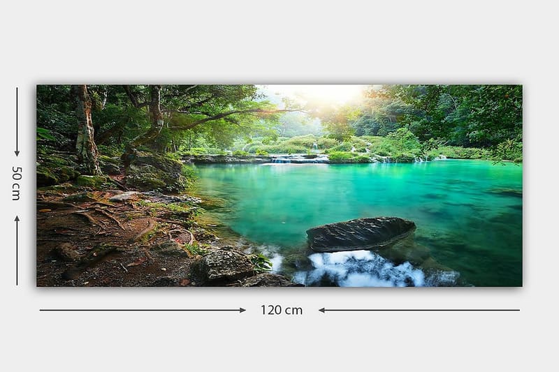 Canvastaulu YTY Landscape & Nature Monivärinen - 120x50 cm - Sisustustuotteet - Taulu & taide - Canvas-taulu